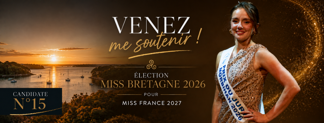 Élection Miss Bretagne 2026 - Éloïse BLAIS