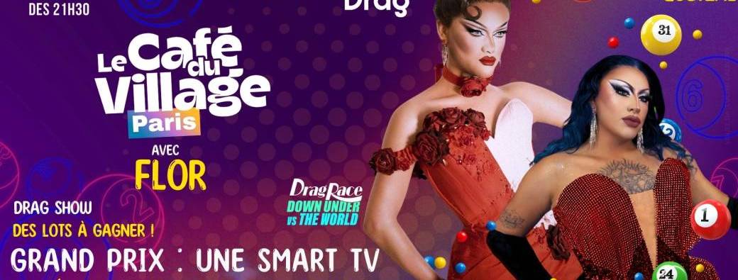 BINGO DRAG MUSICAL avec Flor Rupaul's Drag Race