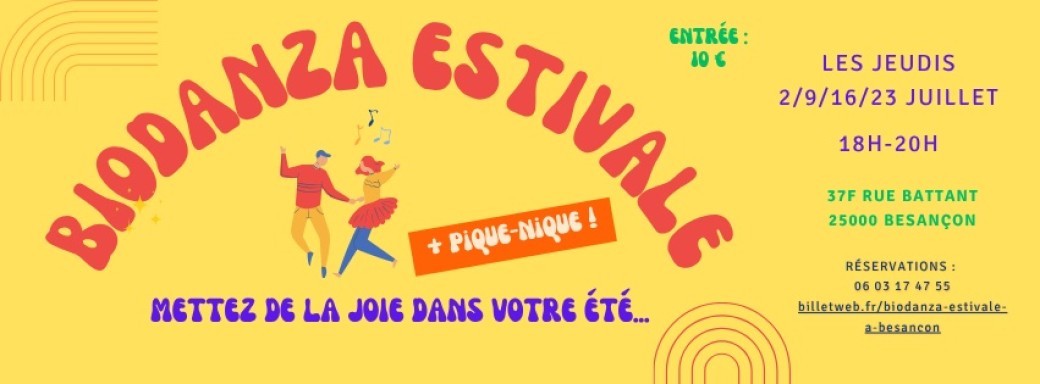 Biodanza estivale à Besançon et pique-nique