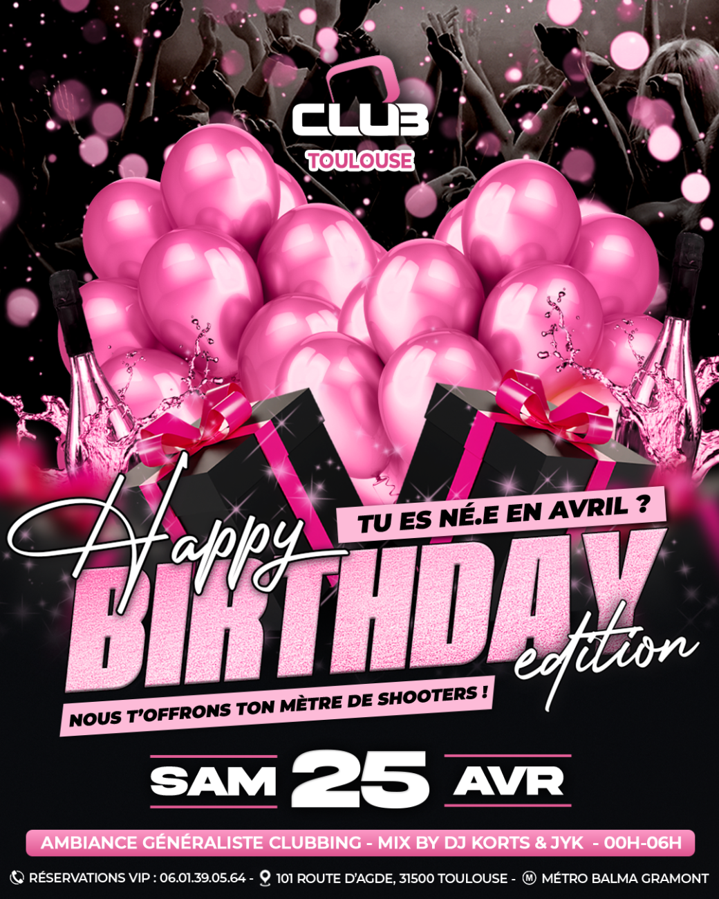 BIRTHDAY  - BILLETTERIE