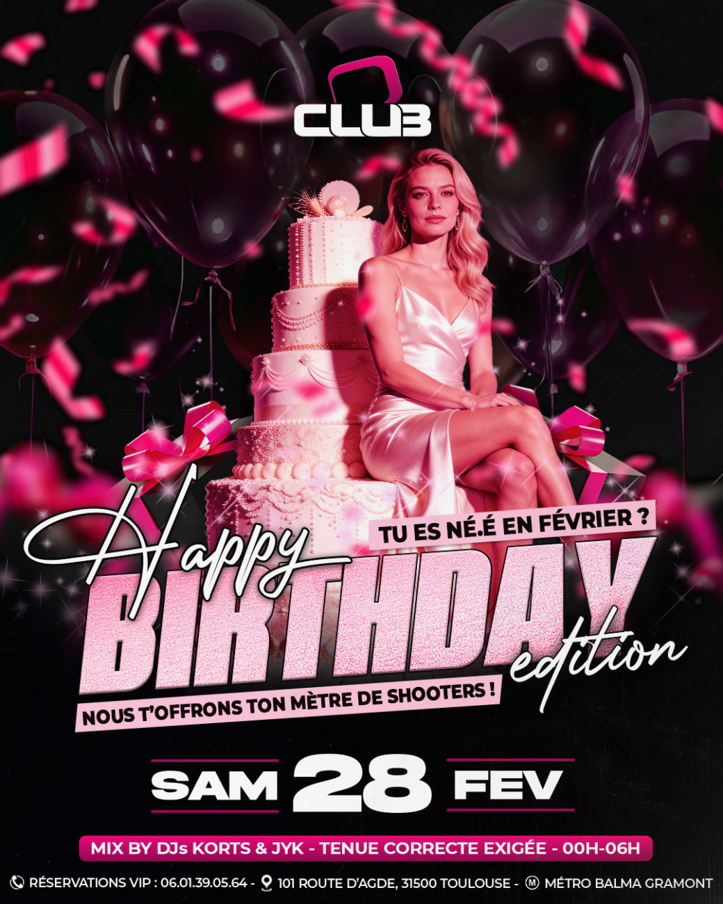 BIRTHDAY EDITION - FREE PASS 00H-01H