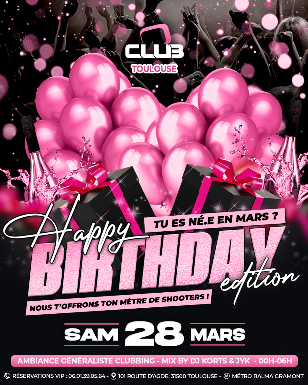 BIRTHDAY EDITION - FREE PASS 00H-01H