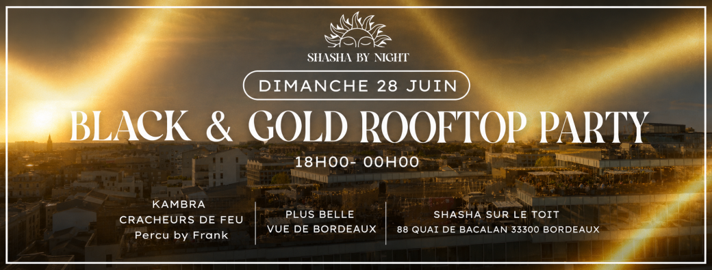 BLACK & GOLD ROOFTOP PARTY