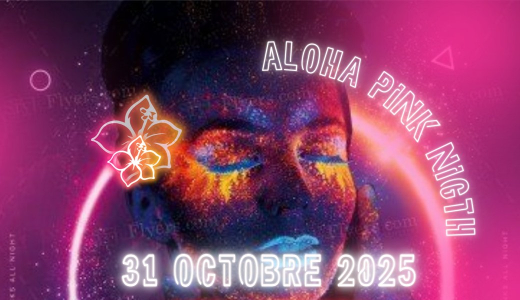 BLACKOUT ALOHA PINK NIGHT