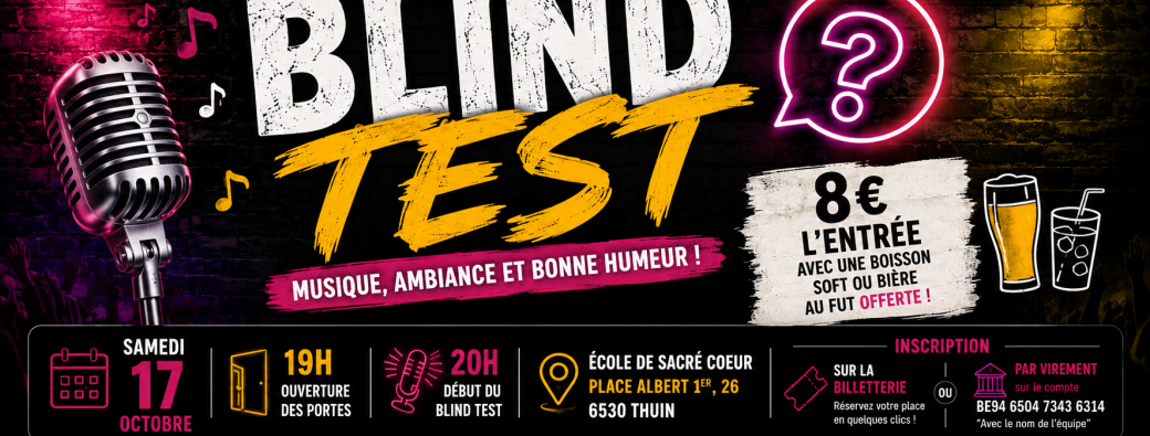 Blind Test Noxen 17 Octobre