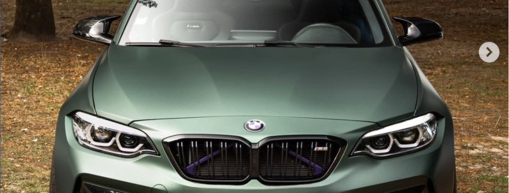 BMW M2 Competition Vert mat(3 passagers maxi)