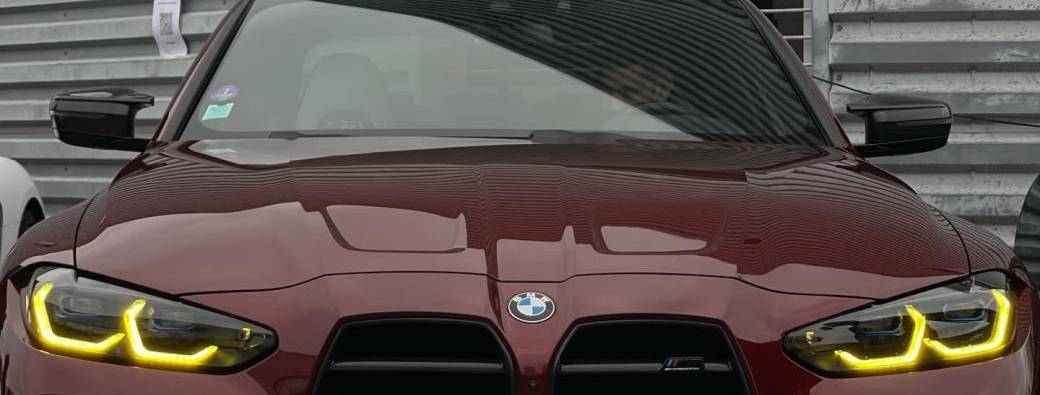 BMW M3 G80 rouge