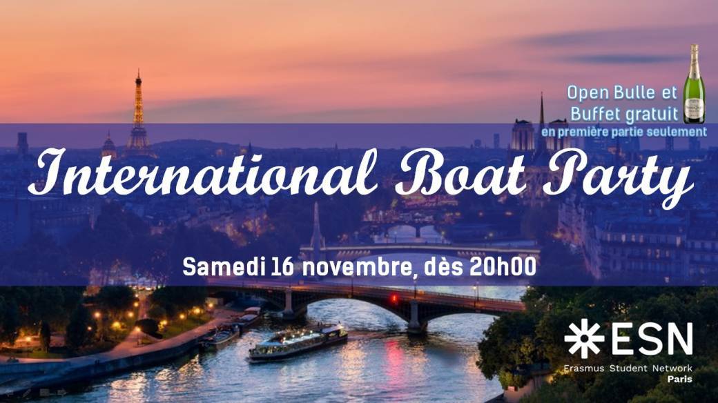 Boat Party ESN Paris (Pack Before + After)