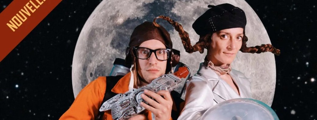 Bobby et Mistinguette into the space