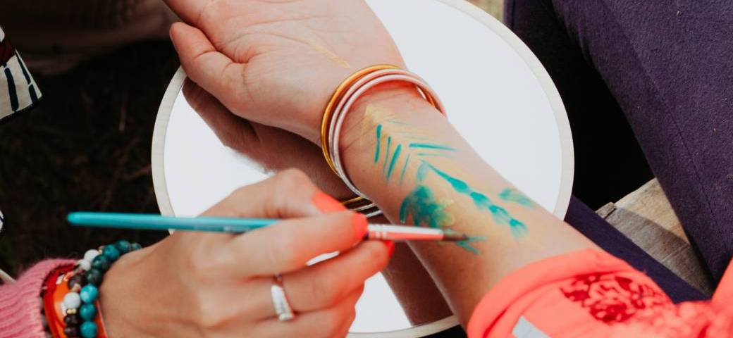 BODY PAINTING & TIRAGE DE CARTES -  Féminin sacré