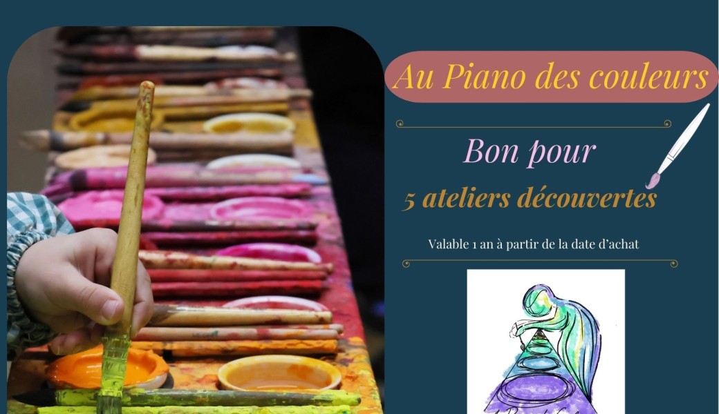 Bon Cadeau 5 ateliers