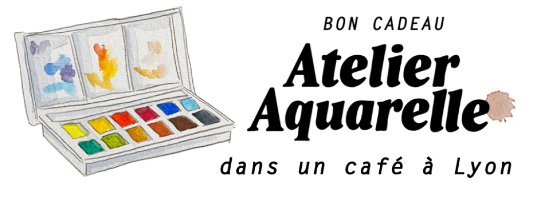 BON CADEAU Atelier Aquarelle dans un café à Lyon