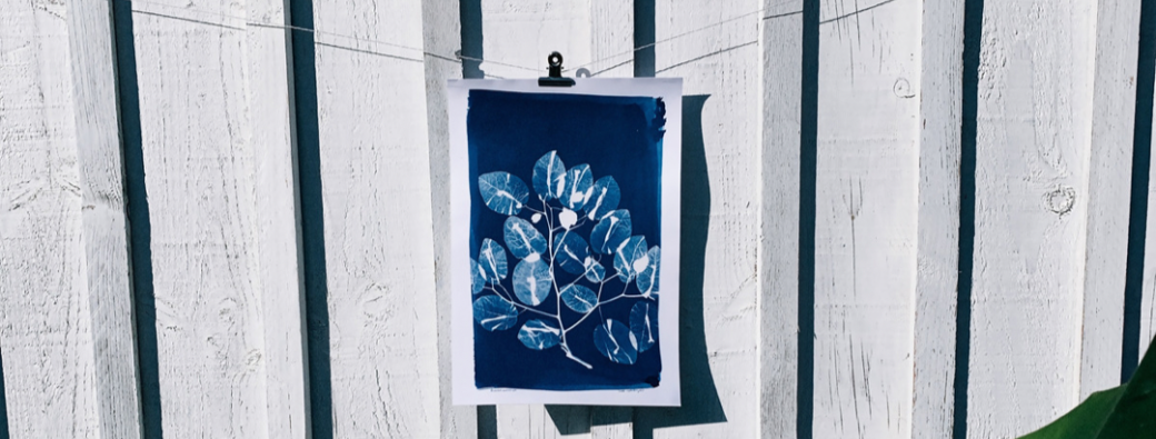 BON CADEAU Atelier de cyanotype en négatif ou végétal - 1 an de validité 