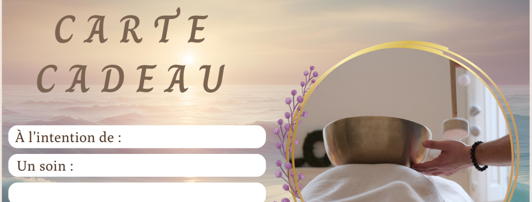 Bon cadeau : Massage sonore traditionnel tibétain