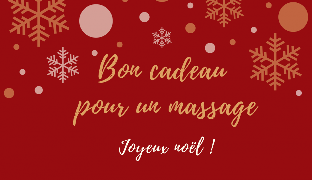 Bon Cadeau Noel Massage