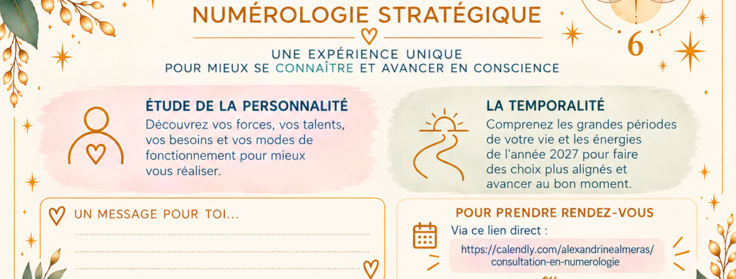 Bon cadeau Numérologie stratégique®