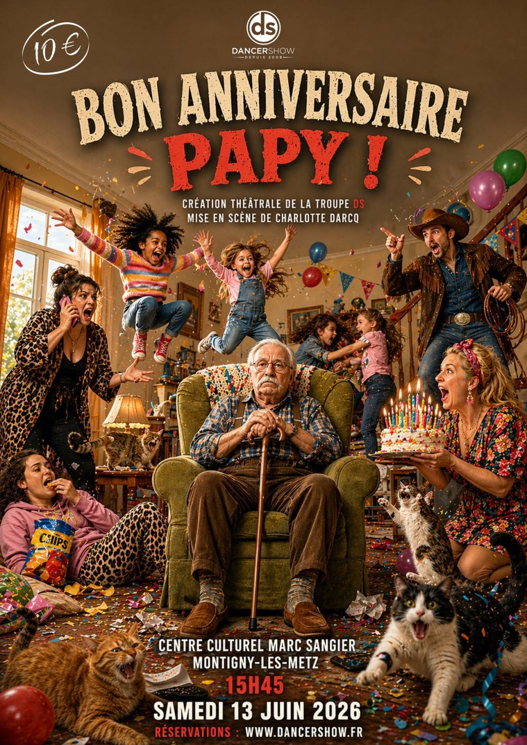 DS - Spectacle "BON ANNIVERSAIRE PAPY"