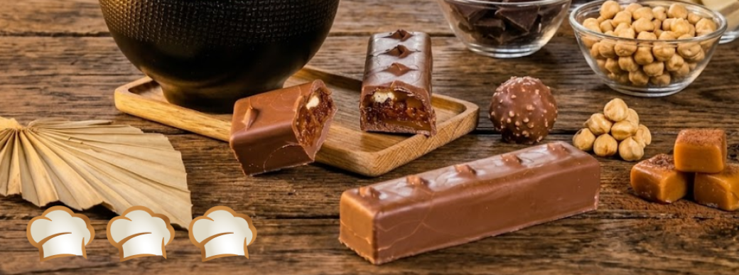 Atelier bonbon chocolat exotique (+ barre snack et capsule bueno)