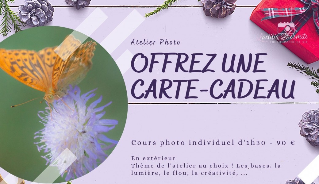 Bons cadeaux Noel - Atelier Photo
