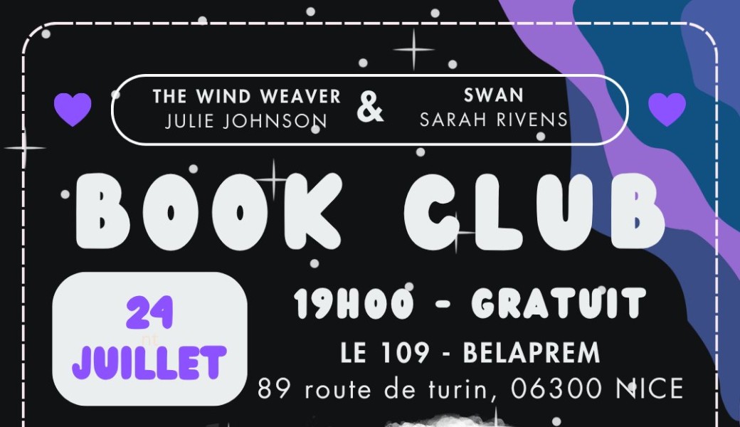 Bookclub Swan & The wind weaver - Vendredi 24 juillet
