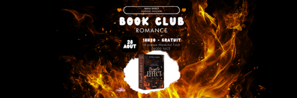 Bookclub Triple effect - 28 août