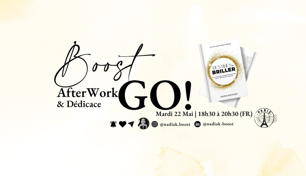 BoostGO! AfterWork & Dédicace