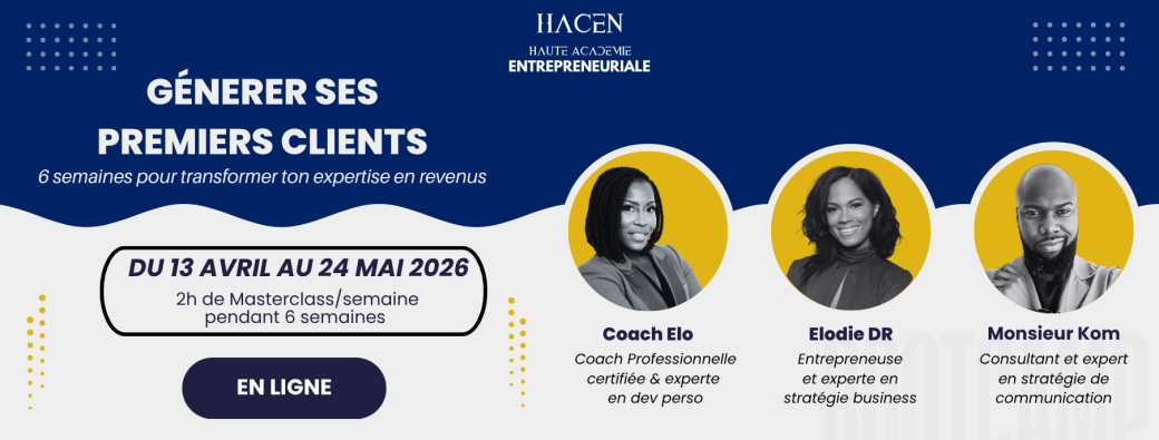 Bootcamp "Générer ses premiers clients"