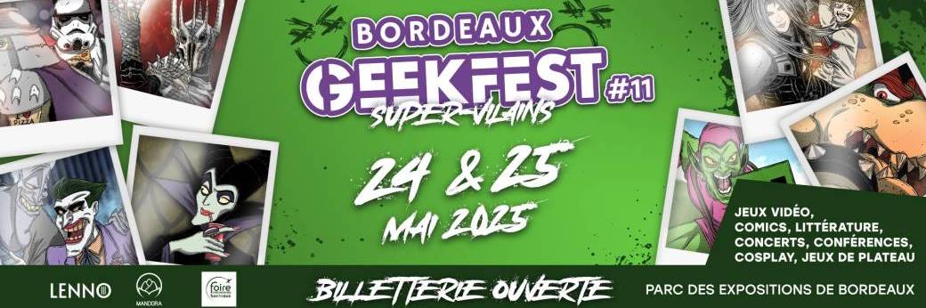 Bordeaux Geekfest 2025  - Badges Exposants