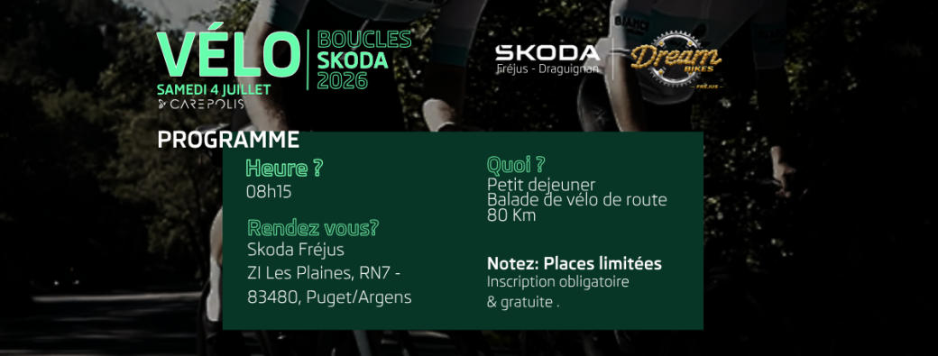 Boucles Skoda Carepolis 2026 
