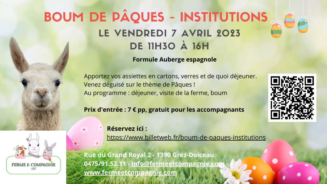 Boum de Pâques - Institutions