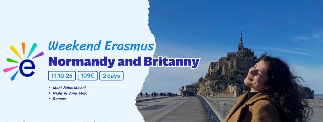 BRE111025BDX | Weekend Erasmus en Normandie/Bretagne