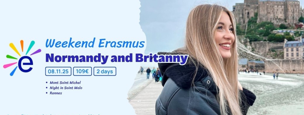 BRE140226BDX | Weekend Erasmus en Normandie/Bretagne