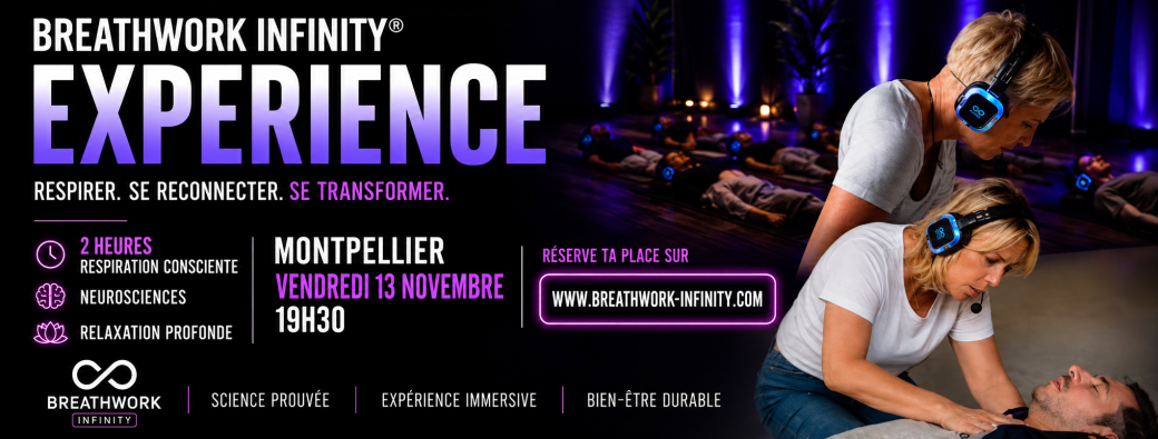 Tickets : BREATHWORK INFINITY® EXPERIENCE - Billetweb