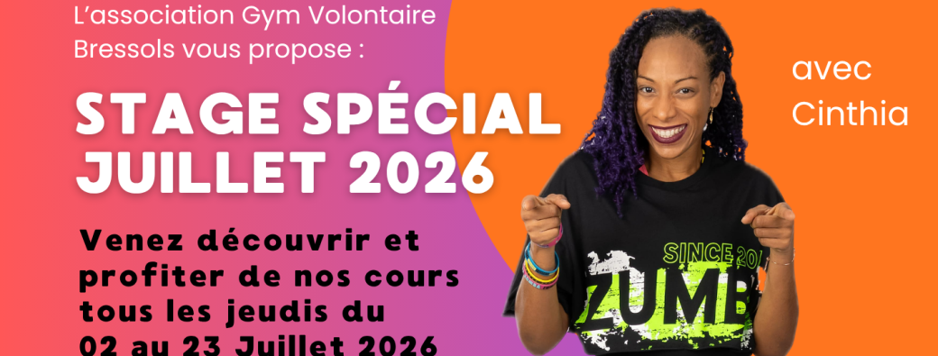 STAGE JUILLET 2026