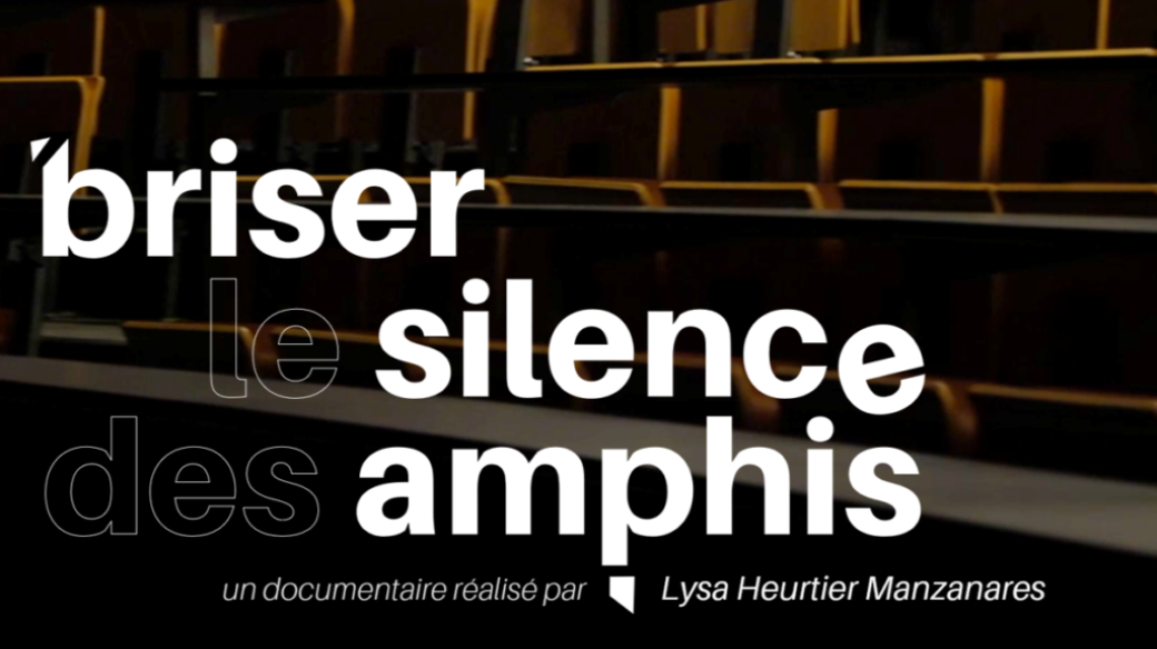 Briser le silence des amphis de Lysa Heurtier