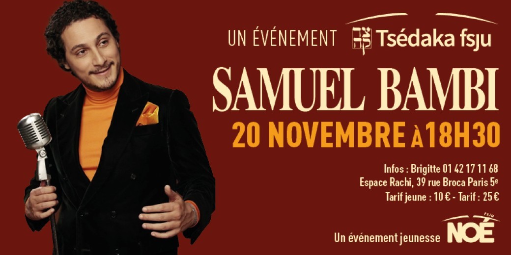 EVENEMENT JEUNESSE : SAMUEL BAMBI