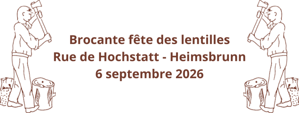 Brocante fête des lentilles