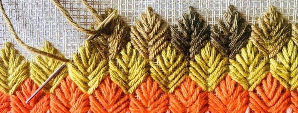 Broderie Bargello - avec Needle Box