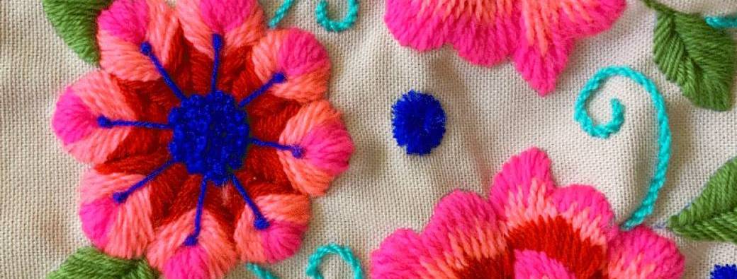BRODERIE mexicaine et péruvienne 