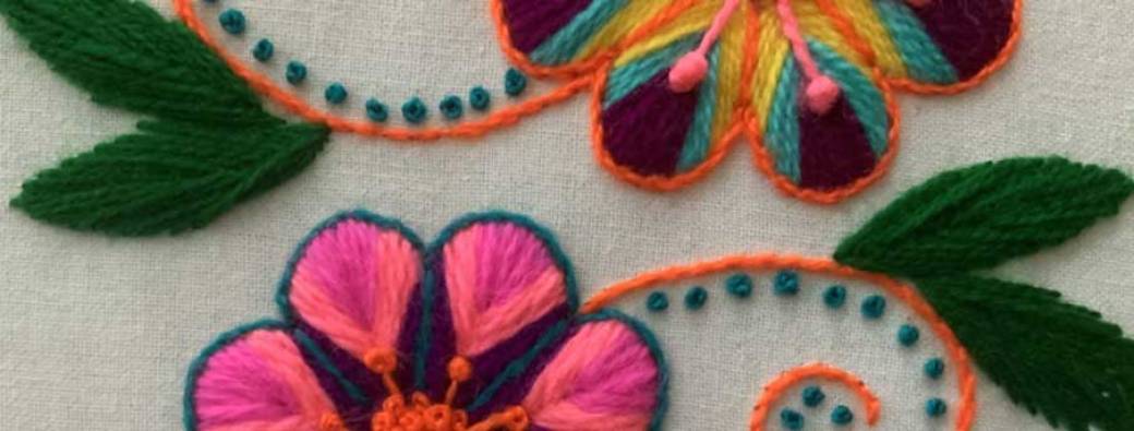 Broderie Péruvienne / Flor de Ayacucho