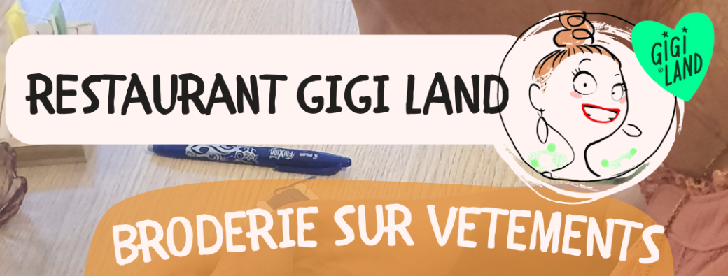 Ptit dej broderie au GIGI LAND - 35 euros