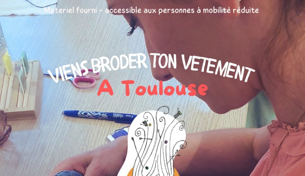 Broderie sur vêtements (40 euros)