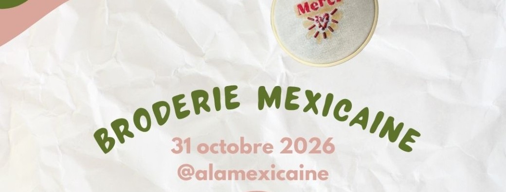 Broderie traditionnelle mexicaine