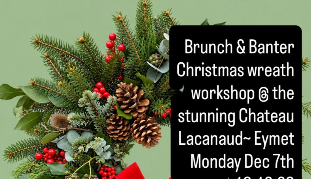 Brunch and Banter Private Wreath Making workshop | Eymet €60 