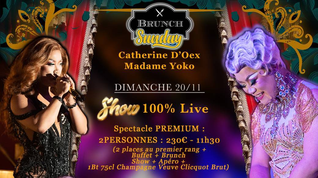 Brunch Catherine D'Oex feat. Madame Yoko @Barnum