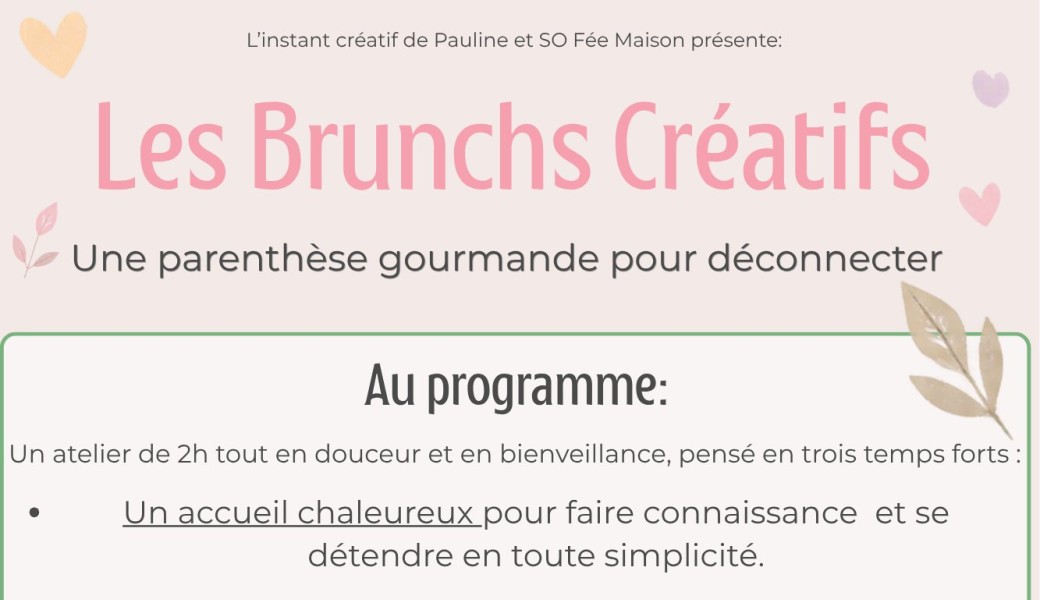 Brunch Créatif avec So Fée Maison