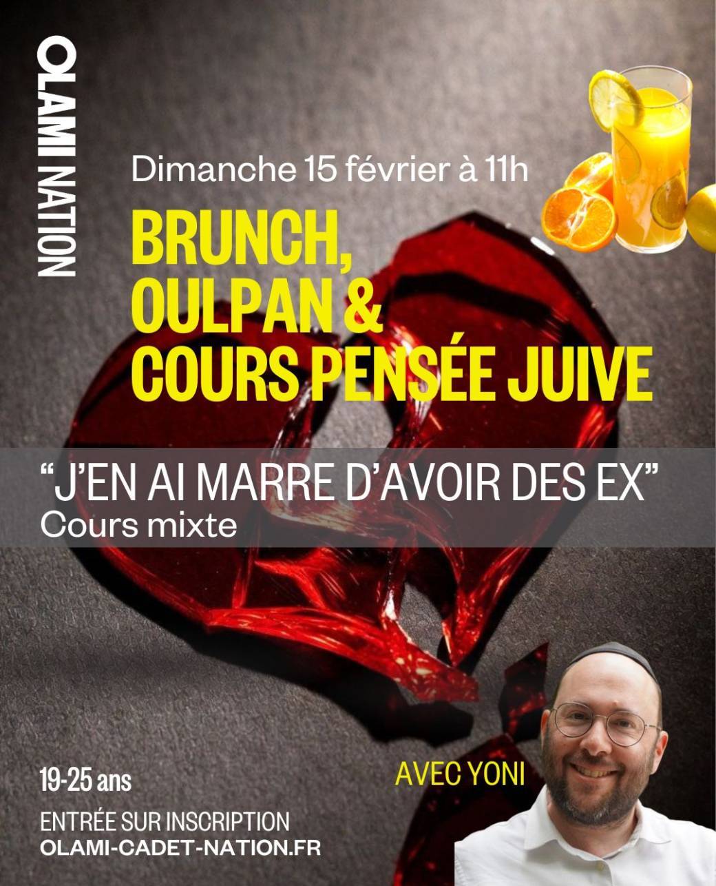 Brunch + Oulpan + Cours avec Yoni