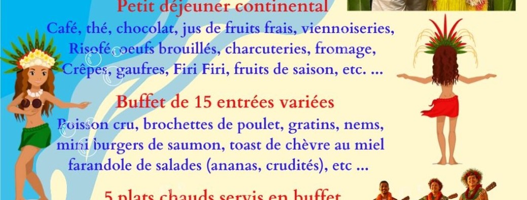Brunch Tahitien avec spectacle de danse