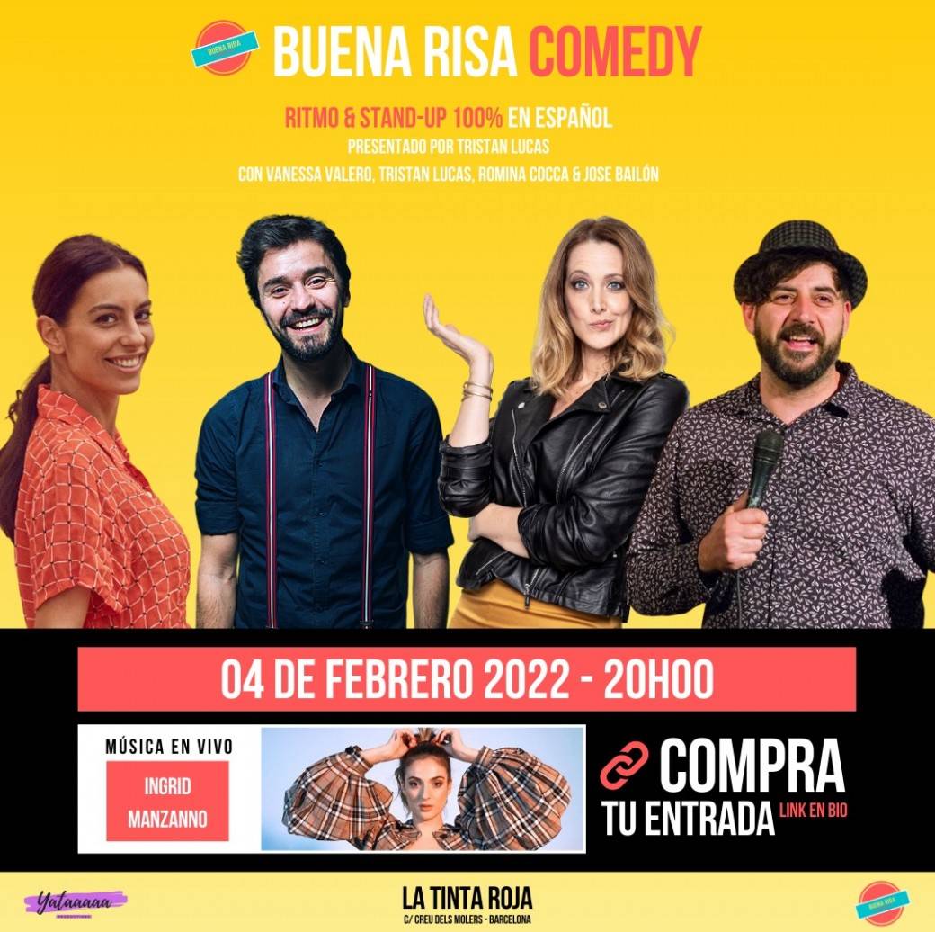 Buena Risa Comedy  X Tinta Roja | 04.02.22