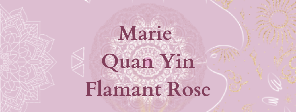 Soin Quantique Bulle de Douceur ~ Marie, Quan Yin et le Flamant Rose